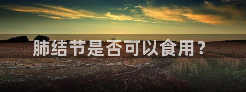 51cgfun吃瓜网怎么进:肺结节是否可以食用?